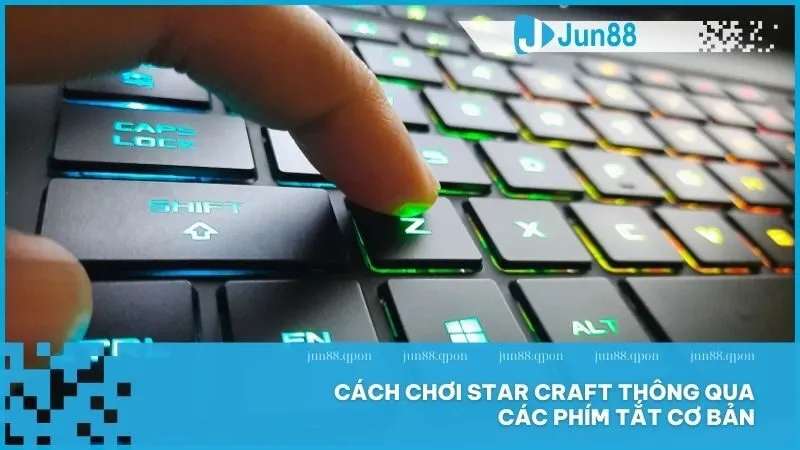 Sử dụng phím tắt trong cách chơi StarCraft