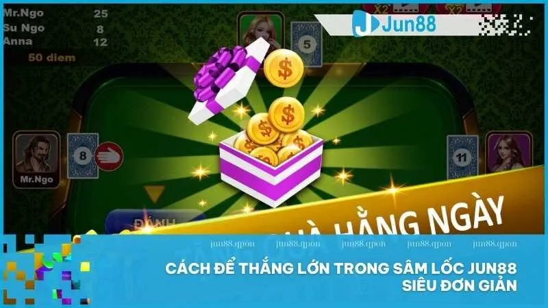 Sâm Lốc Jun88 – Trò chơi bài hấp dẫn với chiến thuật và phần thưởng giá trị 4 Cách để thắng lớn trong Sâm Lốc Jun88