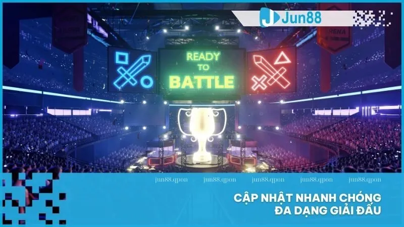 Cập nhật nhanh chóng, đa dạng giải đấu