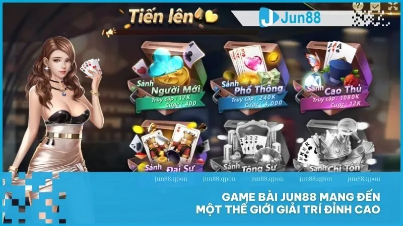 Game bài Jun88 mang đến trải nghiệm đa dạng mượt mà và đổi thưởng hấp dẫn