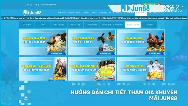 Sử dụng khuyến mãi Jun88 với những bước đơn giản và hiệu quả
