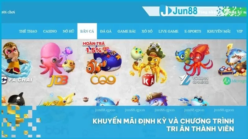 Đừng bỏ lỡ các chương trình tri ân đặc biệt từ Jun88 vào các ngày 02, 12 và 22 hàng tháng