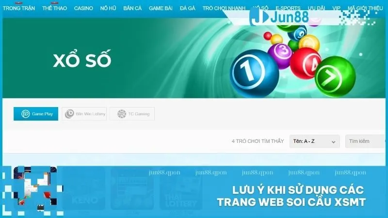 Lưu ý khi sử dụng các trang web soi cầu XSMT