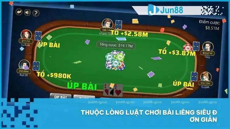 Cách chơi bài Liêng tại Jun88 – Luật chơi, cách tính điểm và chiến thuật thắng lớn 2 Thuộc lòng luật chơi bài Liêng