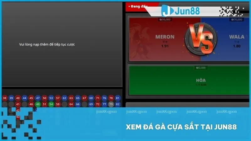 Xem đá gà cựa sắt tại Jun88