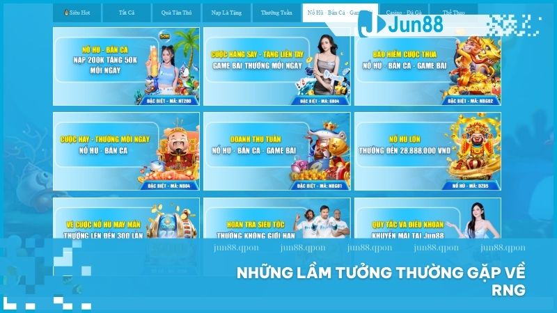 RNG tại Jun88 được mã hóa chặt chẽ, kiểm định nghiêm ngặt và không thể bị can thiệp