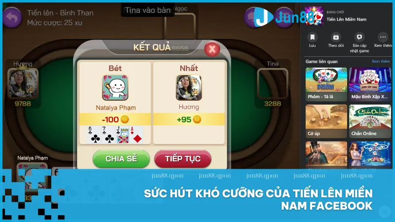 Tiến Lên Miền Nam Facebook mang đến một trải nghiệm giải trí vừa quen thuộc vừa mới mẻ với hàng loạt tiện ích và cộng đồng người chơi đông đảo