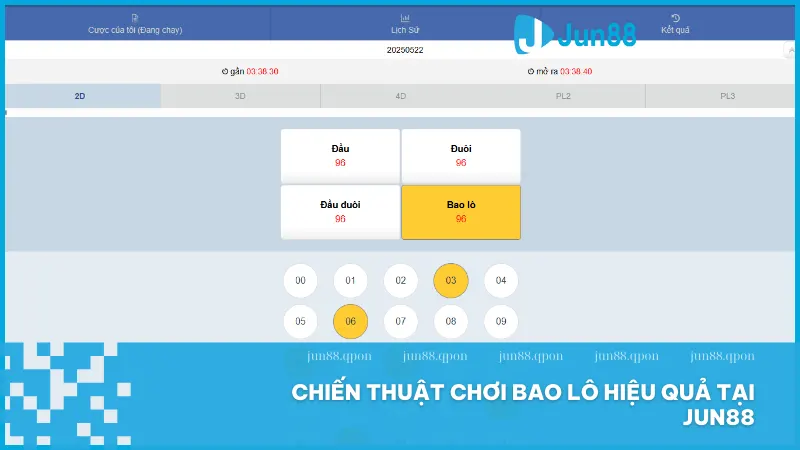 Bao Lô Jun88: Bí Kíp Chơi Lô Đề Online Tỷ Lệ 1 Ăn 99 Cực Đỉnh 4 Chiến thuật soi cầu và nuôi lô hiệu quả tại Jun88